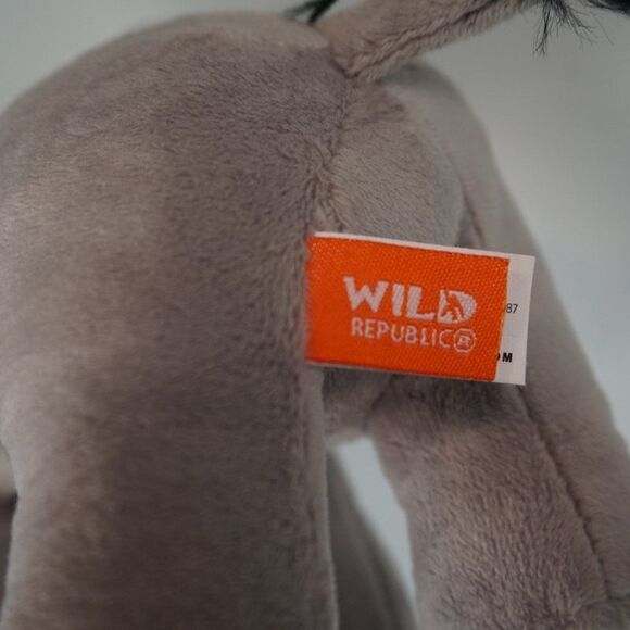Wild Republic Elephant Plush Trunk Up Stuffed Animal Toy 9" - Picture 5 of 5